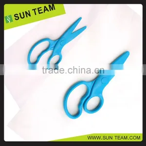 CS015 5 '' Full Plastic Craft Scissors Shape Safety Scissors thumbnail-4