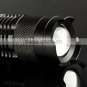 Wholesale Portable Adjustable 300LM 320LM 500LM 600LM Q5 Power Led Torch Light Manufacturers thumbnail-1