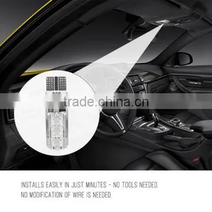 T10/W5W/168 LED Car RGB White Reading Light Interior Remote Control Bombillas thumbnail-6