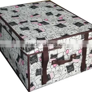 Non-woven Printed Storage Box thumbnail-1