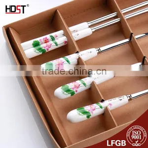 Lotus Shaped Stainless Steel Fork Spoon Wedding Fancy Gift Items thumbnail-3