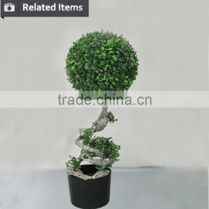 Hot Sell Plastic Milan Grass Tower for Garden Decoration Topiary Grass for Showcase Decoration thumbnail-5