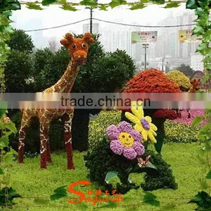 Artificial Grass Animal / Fake Topiary Animal/Grass Shaped All Kinds of Fake Animal High thumbnail-4