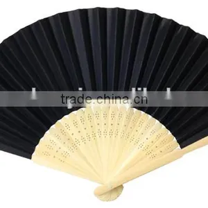 Wedding and Party Promotional Personalized Decorative Lady Wood Hand Fans thumbnail-2