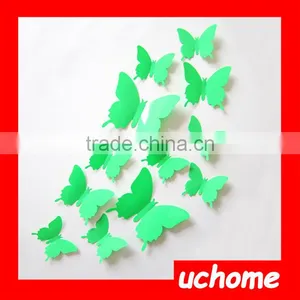 UCHOME Butterfly Mirror Sticker 3D PS Mirror Sticker Acrylic Wall Sticker thumbnail-2