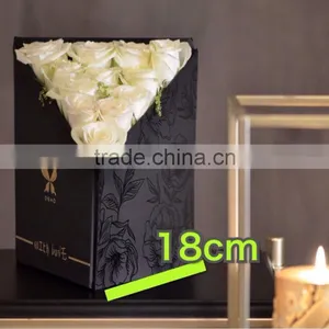 Classical Black Customized Flower Box Folding Style to Save Shipping Cost thumbnail-6