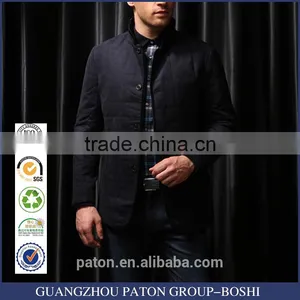 Custom Business Formal Point Collar Men Winter Jackets thumbnail-1
