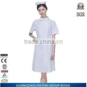 High Protect Funtion For New Design Long Sleeves Nurse White Uniform thumbnail-1