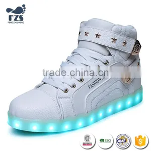 2016 Summer New Design Wholesale PU Leather Women High Heel Led Shoes thumbnail-5