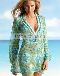 Paisely Print Kaftan thumbnail-1