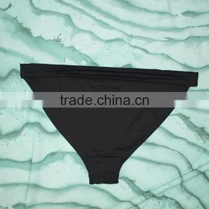 Triangle Cups Black Bikinis With Shinning Diamond Low Minimum Sexy Swimsuits thumbnail-4