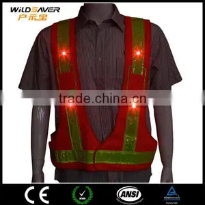 Nice Material LED Shirt Vest High Visibility Safe for Night Cleaning thumbnail-3