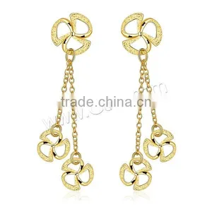 New 2016 Latest Gold Earring Designs Simple Gold Earring Designs for Women Gold Earring thumbnail-1