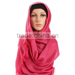 Muslim Pure Color Bag Towel Europe and the United States Fashion Super Large Cap Cover Scarf Scarf thumbnail-5