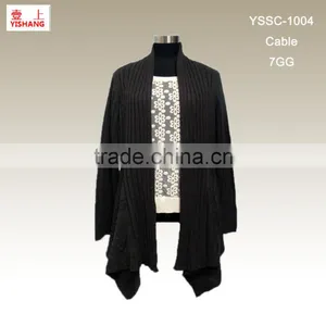 Cable Sweater 100%Acrylic New Fashion Lady Top Dress Sweater thumbnail-1