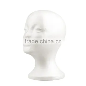 New Female Styrofoam Mannequin Manikin Head Maniqui Model Foam Wig Hair Glasses Display Hot Worldwide thumbnail-3