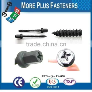Made In Taiwan Special Screws Self Tapping Screw Round Head Slotted Square Recess Combi Self Tapping Screw Pin Nut With Knurl thumbnail-3