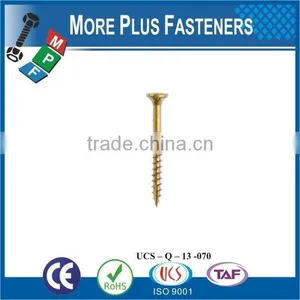 Made in Taiwan High Quality Stainless Steel Phillips Head Brass Self Tapping Screw thumbnail-5