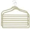 Velvet Pants Hangers, Flocked Pants Hangers (LD-P006) thumbnail-1