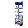 Adjustable Single Sided Supermarket Floor Standing Potato Chips Wire Metal Display Rack thumbnail-1