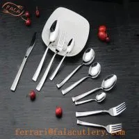Inexpensive Beautiful Picnic Gold Stainless Steel Tableware Set thumbnail-1