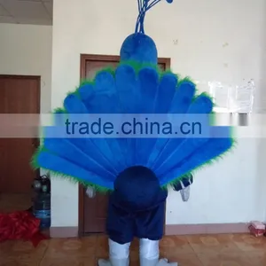 New Design Adult Peacock Mascot Costume thumbnail-3