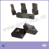 Long Wear Life Bimetallic High Chromium Molybdenum White Iron Shredder Tips Hammer Tips thumbnail-1