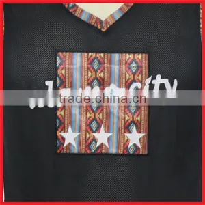 New Fashion O-neck Printing Black T-shirt Without Sleeves thumbnail-6