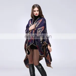 Europe And The United States Thickening Cashmere Scarf Shawl thumbnail-2