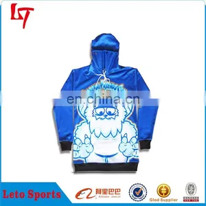 High Quality Factory Price Customized 100% Polyester Fleece Sublimation Hoodies thumbnail-1