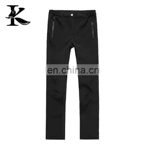 Women Winter Outdoor Polyester Bonded Micro Fleece Softshell Trousers thumbnail-3