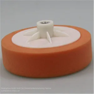 Cutting & Shine Sponge Foam Buffing Pads 6inch Orange Color thumbnail-2