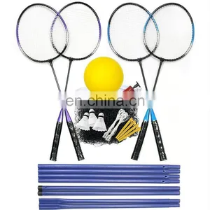 Sports Beach Badminton Racquets Sets Racket&Net thumbnail-5