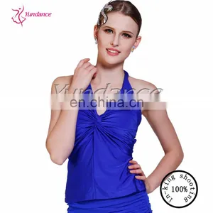 AB001high Quality Sexy Halter Lycra Dance Top thumbnail-1