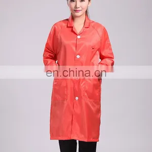 China Hot Sale Antistatic Polyester Grid Coverall Clean Room Coverall thumbnail-5