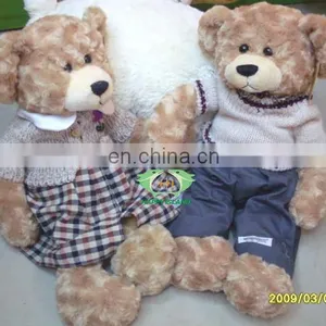HI Valentine Mini Stuffed Bear With Clothing Plush Toys thumbnail-1