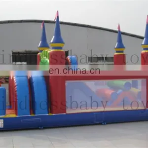 Hottest Inflatable Combo Bouncer, Obstacle Course With Dual Arch for Fun thumbnail-4