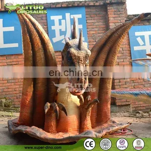Robotic Life Size Dragon for Amusement thumbnail-1