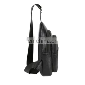 PU Front Shoulder Bag Wear-resistant Anti-theft Riding Mountaineering Bag for Male thumbnail-3