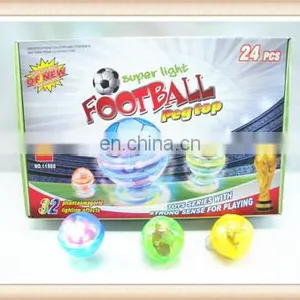 New Product Plastic Kids Musical Football Flashing Top Toy thumbnail-1