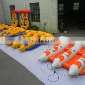 Top Quality 0.9mm PVC Inflatable Flying Towables Flying Fish Boat thumbnail-5