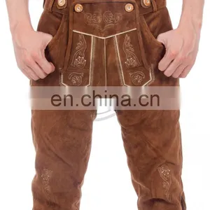 2016 Wholesale Oktoberfest Men Knee Lederhosen (Bavaria Clothing) thumbnail-1