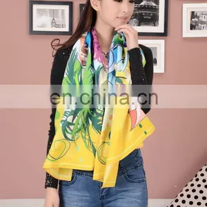 2011 Lady' Square Silk Scarf Hot Sell thumbnail-6