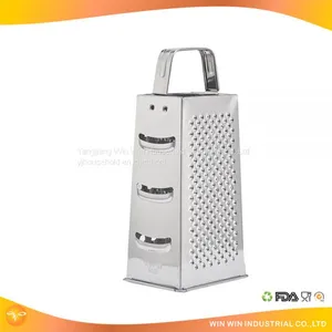 Top Supplier Good Design 4 Side Industrial Mini Manual Stainless Steel Rotary Cheese Grater thumbnail-2