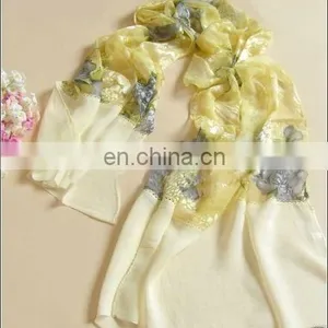 Fashion Ladies Chiffon Polyester Scarf thumbnail-1