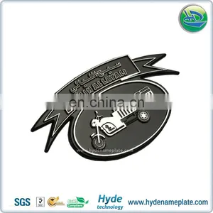 New Custom Made Decorative ABS Chrome Motorcycle Emblems thumbnail-4