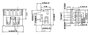 OEM 4 Pin Type A USB Connector From Shenzhen Manufacturer thumbnail-4
