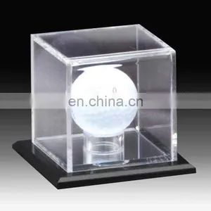 Clear Square PMMA Football Display Case Plexiglass Football Display Stand Acrylic Football Display Box thumbnail-1