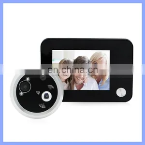 3.5 Inch LCD Color Screen Doorbell Viewer Digital Door Peephole Viewer Camera Doorbell thumbnail-1