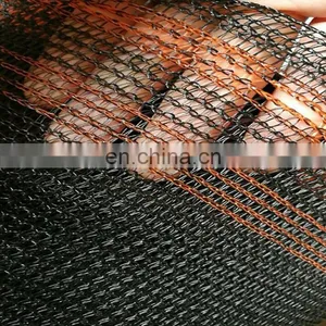 100% New HDPE Black Shade Net Fire Proof Safety Net thumbnail-2